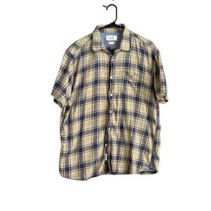 Grayers Clothiers Plaid Short Sleeve Button Down Shirt Heritage Workwear Mens XL